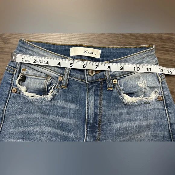 KanCan Distressed Skinny Jeans Size 0 / 23 - Picture 5 of 8